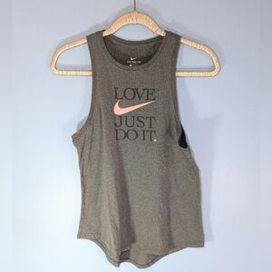 Nike Love Gray Sleeveless Tee